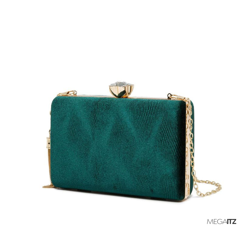 Megaitz - Bolsa Clutch com Textura Juno