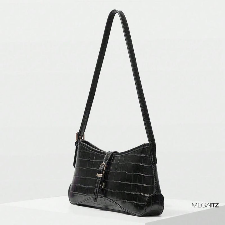 Megaitz - Bolsa Tiracolo Croco Talfi Preto / Único