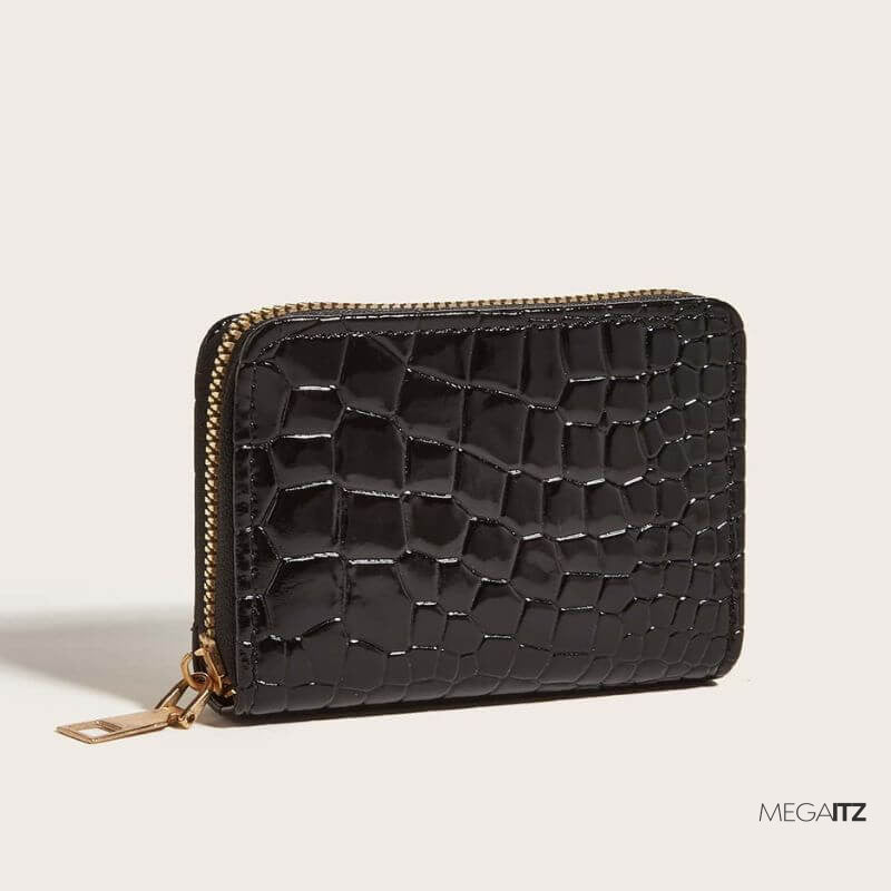 Megaitz - Carteira Feminina Textura Croco Nune