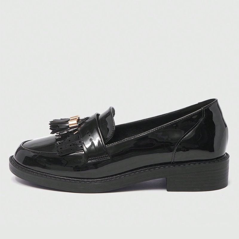 Megaitz - Mocassim Preto Tassel Alexis / 34