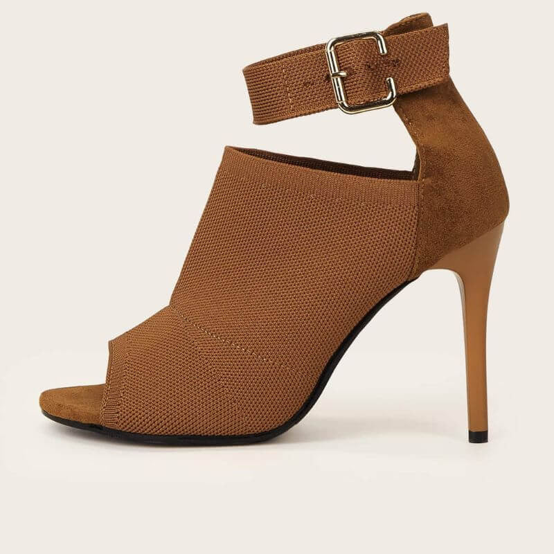 Megaitz - Sandália Ankle Boot Alana Castanho / 34