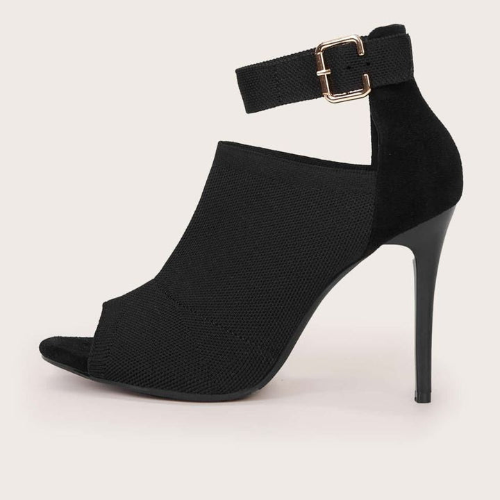 Megaitz - Sandália Ankle Boot Alana Preto / 34