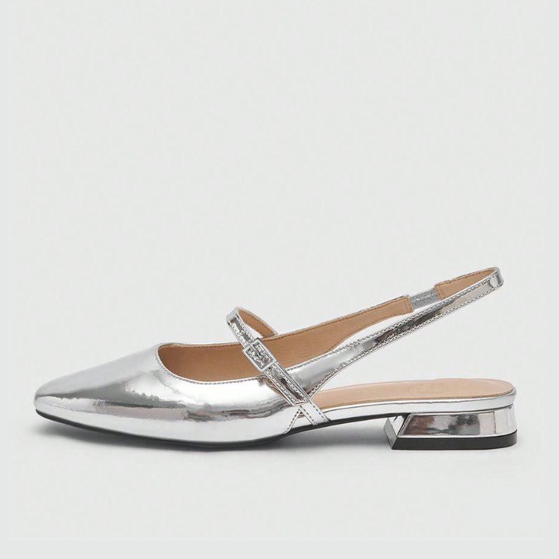 Megaitz - Sapatilha Slingback Prata Hanna / 34