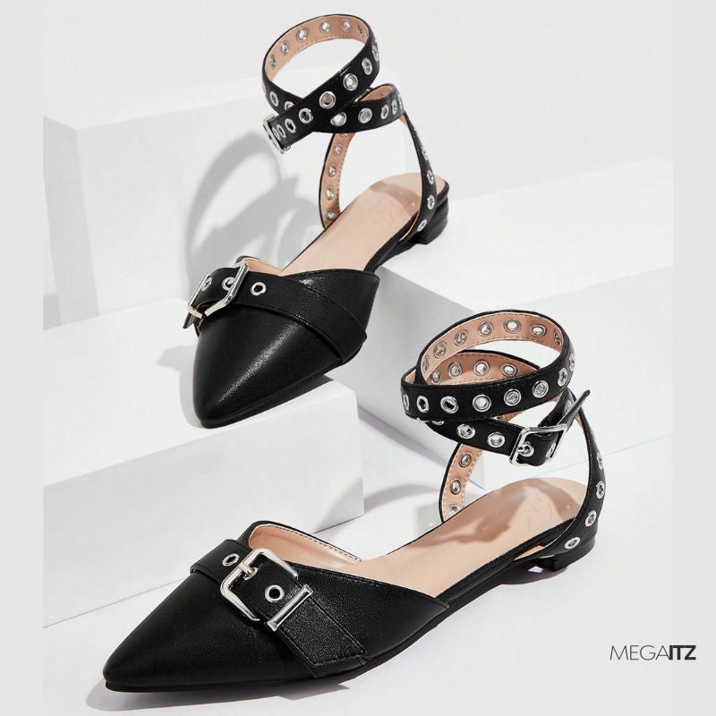 Megaitz - Sapatilha Slingback Tachas Vamille