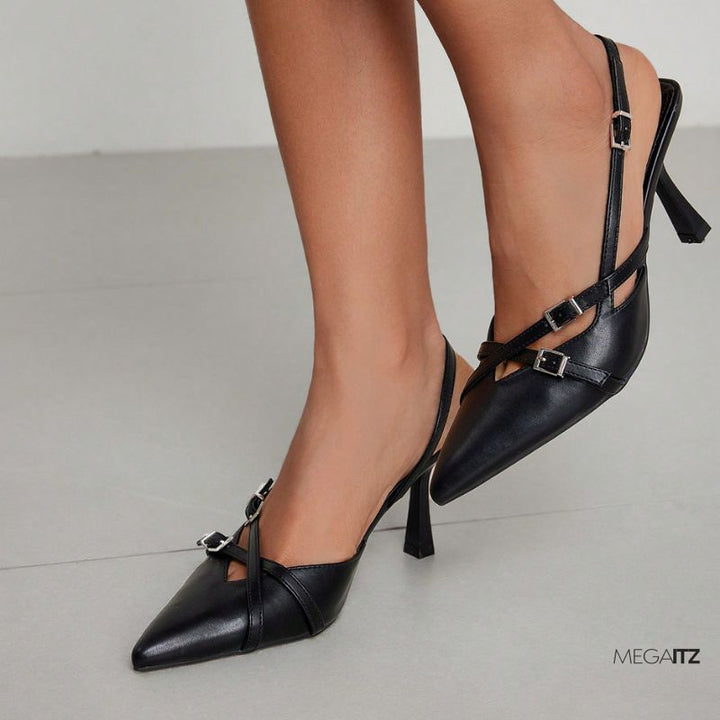 Megaitz - Sapato Scarpin Slingback Hedy