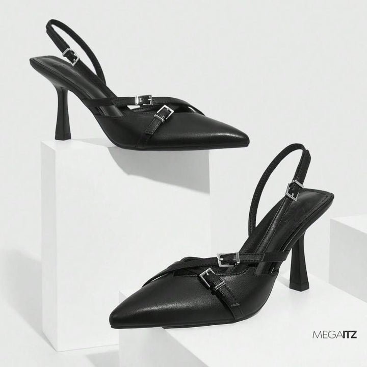 Megaitz - Sapato Scarpin Slingback Hedy