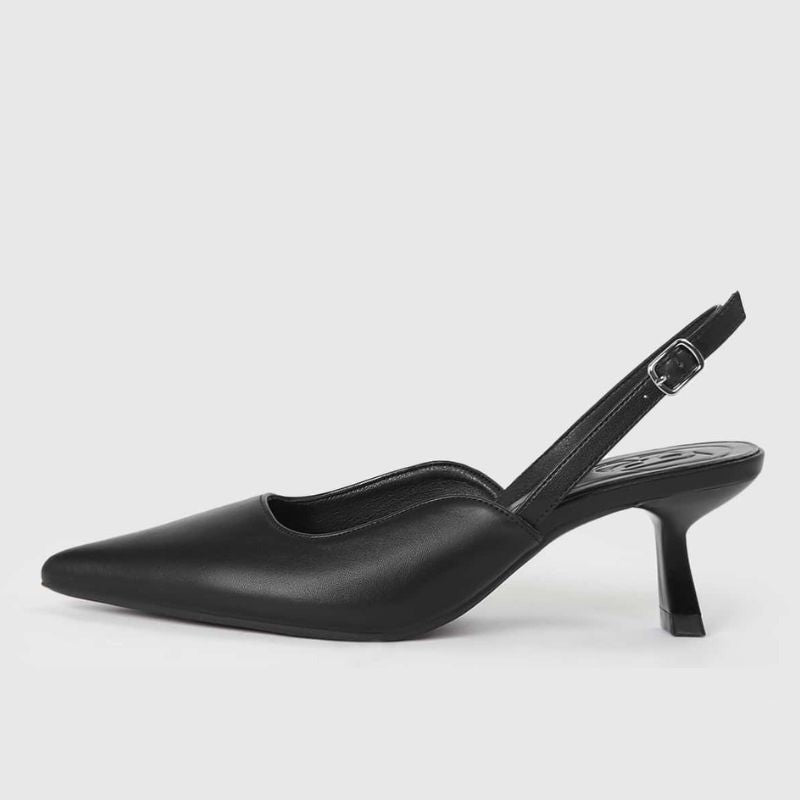 Megaitz - Sapato Scarpin Slingback Mendi Preto / 34