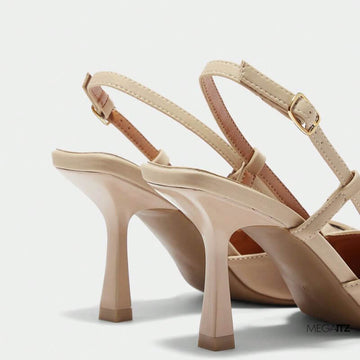 Scarpin Nude Slingback Aléxia – MEGAITZ
