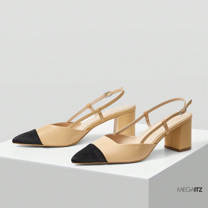 Megaitz - Scarpin Slingback Cap Toe Camacho