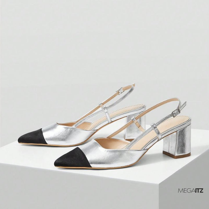 Megaitz - Scarpin Slingback Cap Toe Camacho