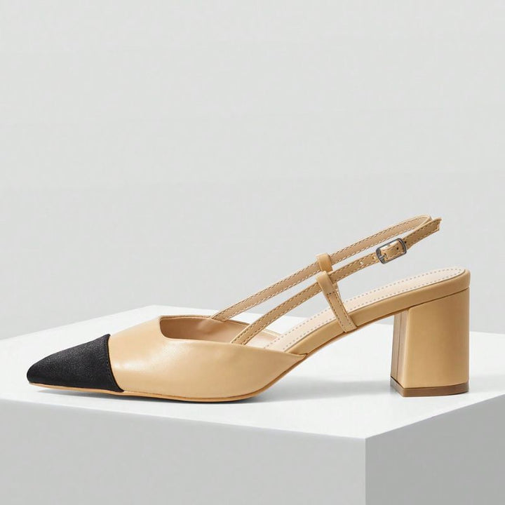 Megaitz - Scarpin Slingback Cap Toe Camacho Nude / 34