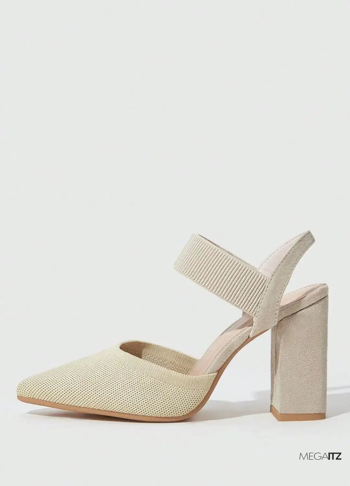 Megaitz - Scarpin Slingback Salto Bloco Vienna