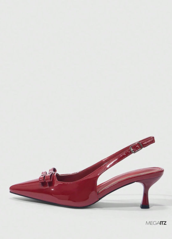 Megaitz - Scarpin Slingback Verniz Giuliane