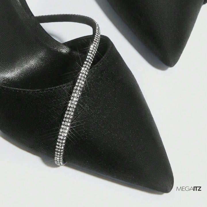 Megaitz - Scarpin Strass Bico Fino Tanara