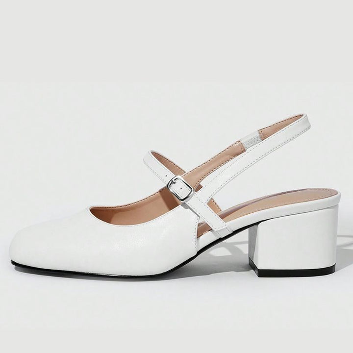 Scarpin Aberto Velvet - Branco / 34 Megaitz