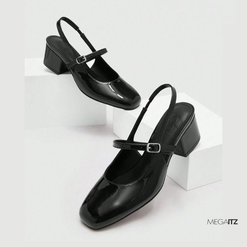 Scarpin Aberto Velvet - Megaitz