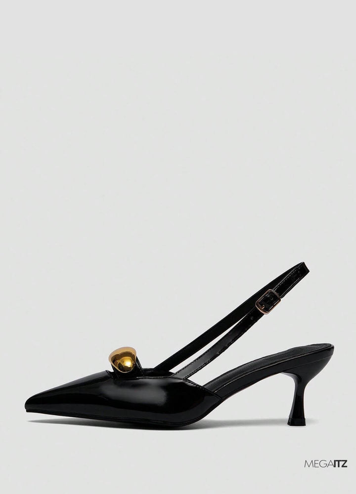 Megaitz - Scarpin Verniz Slingback Raiza