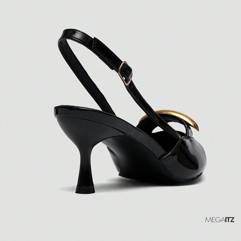 Megaitz - Scarpin Verniz Slingback Raiza