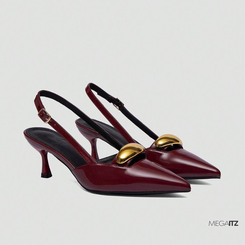 Megaitz - Scarpin Verniz Slingback Raiza