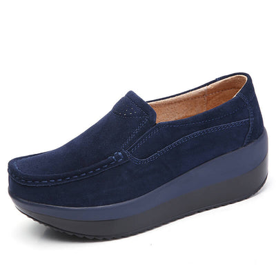 Mocassim Couro Beth V2 - Azul Marinho / 33 - C1313 Megaitz