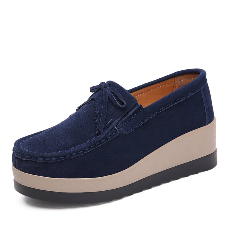 Mocassim Couro Herb - Azul Marinho / 33 - C6887 Megaitz