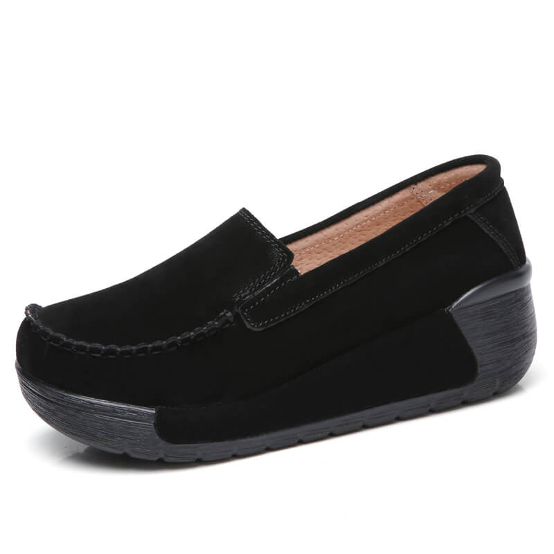 Mocassim Couro Leanna - Preto / 33 - C4414 Megaitz