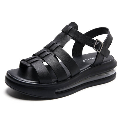 Sandália Couro Ursula - Preto / 33 - C7590 Megaitz