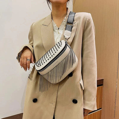Bolsa Crossbody Franjas Lonya - B045 Megaitz