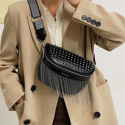 Bolsa Crossbody Franjas Lonya - B045 Megaitz