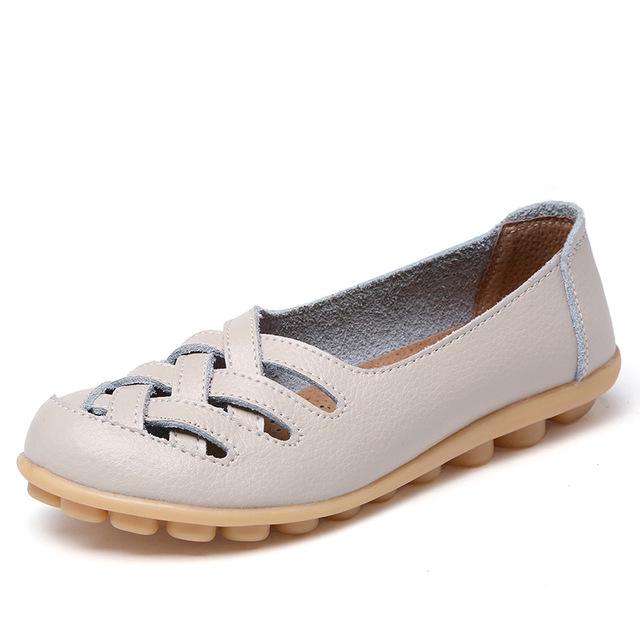 Mocassim Feminino Criss - Bege - Megaitz